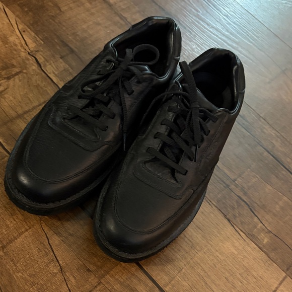 Rockport Men\'s Black Leather Derbys